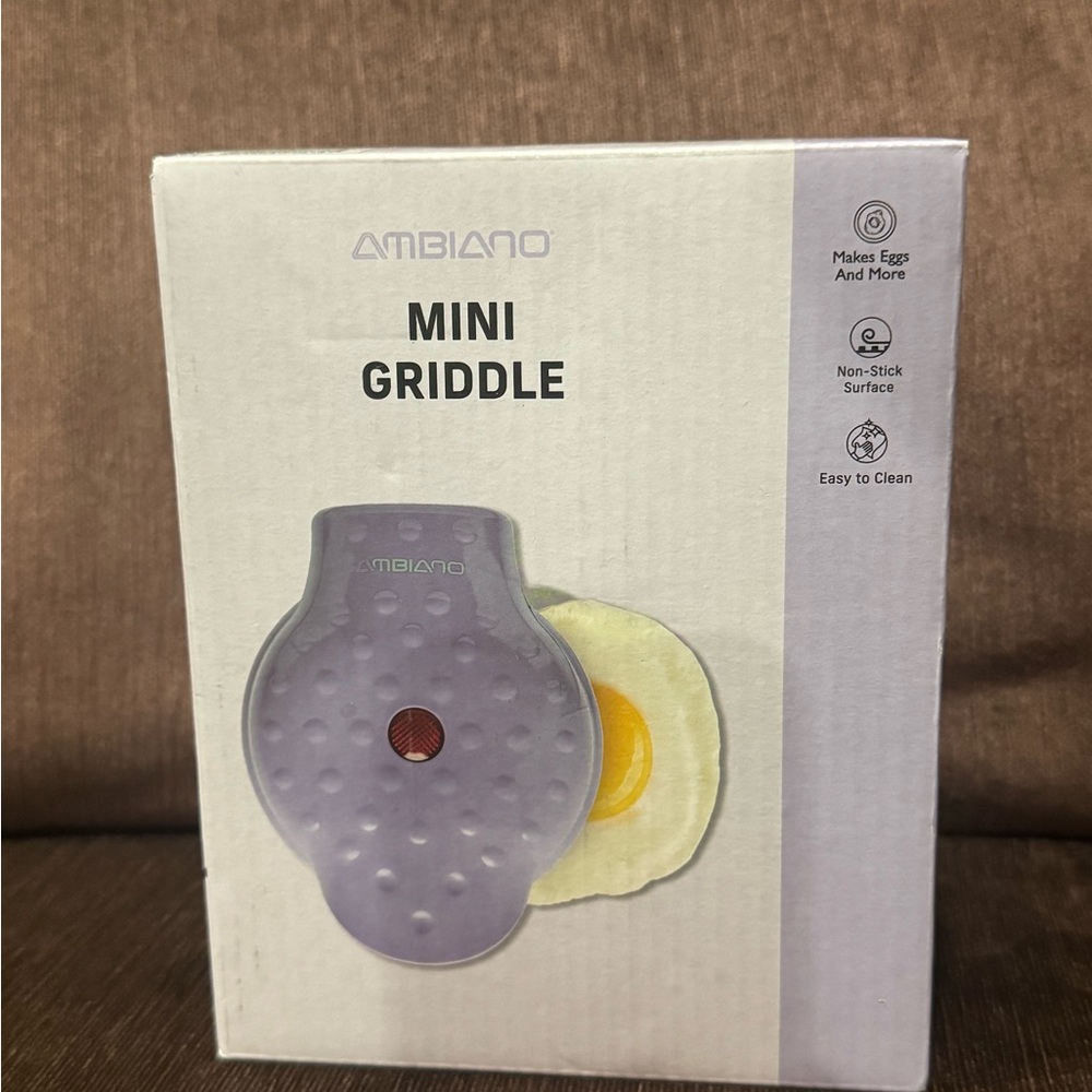 Ambiano Mini Griddle - Purple